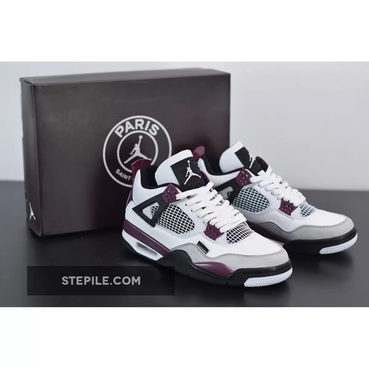 Paris Saint-Germain x Air Jordan 4 Retro 'Bordeaux' CZ5624-100 air jordan 4 retro x paris saint-germain bordeaux