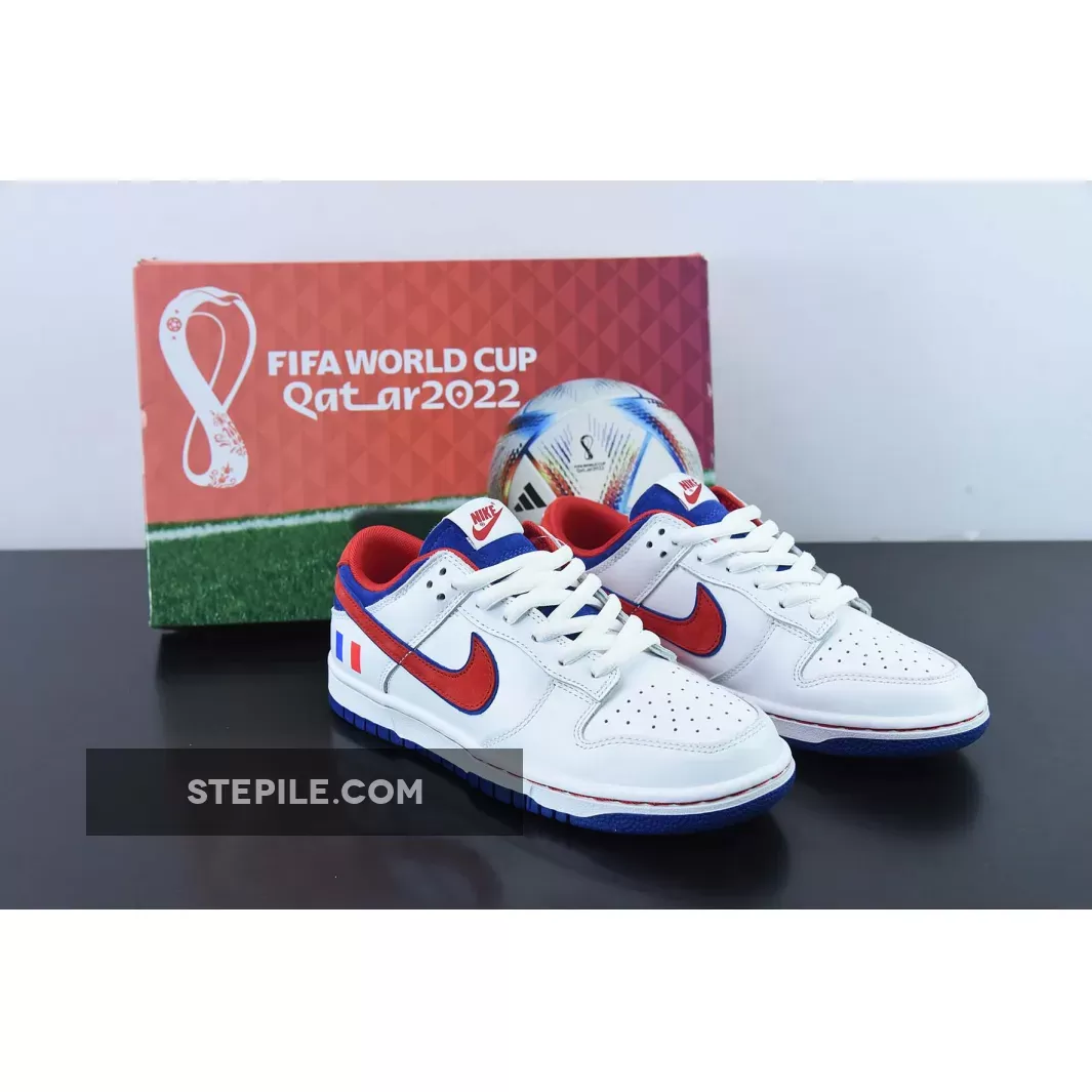 Nike Dunk Low 'France' White Blue Red 1675861162 Discount