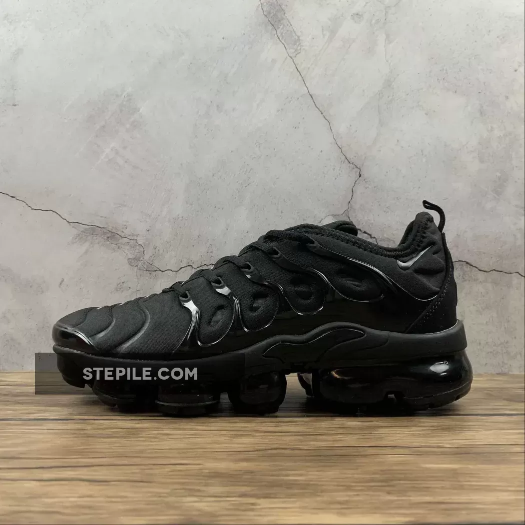 Nike VaporMax Plus 'Triple Black' 924453-004 / nike slip on running shoes