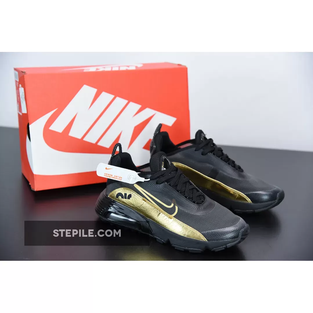 Nike Air Max 2090 Black Metallic Gold dc4120