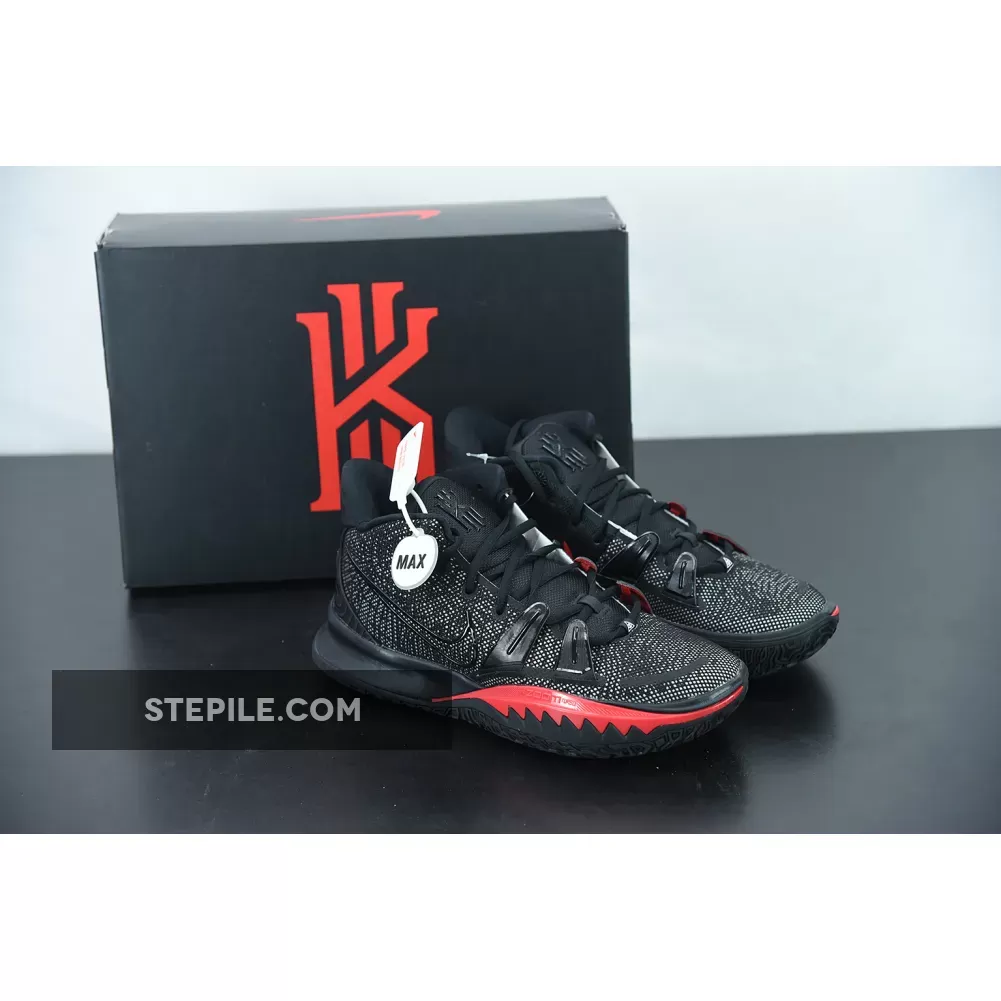 Nike Kyrie 7 'Bred' Black/University Red/White CQ9327-001 #black and red kyrie 7