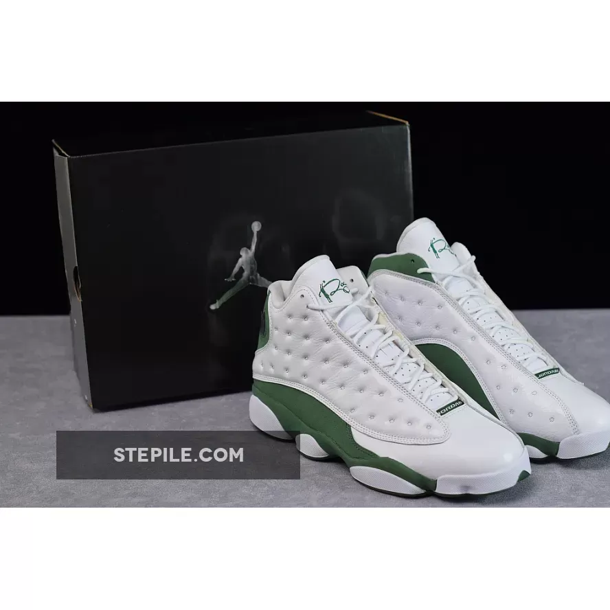 Air Jordan 13 Retro 'Ray Allen' AJ13 White/Clover pe jordan