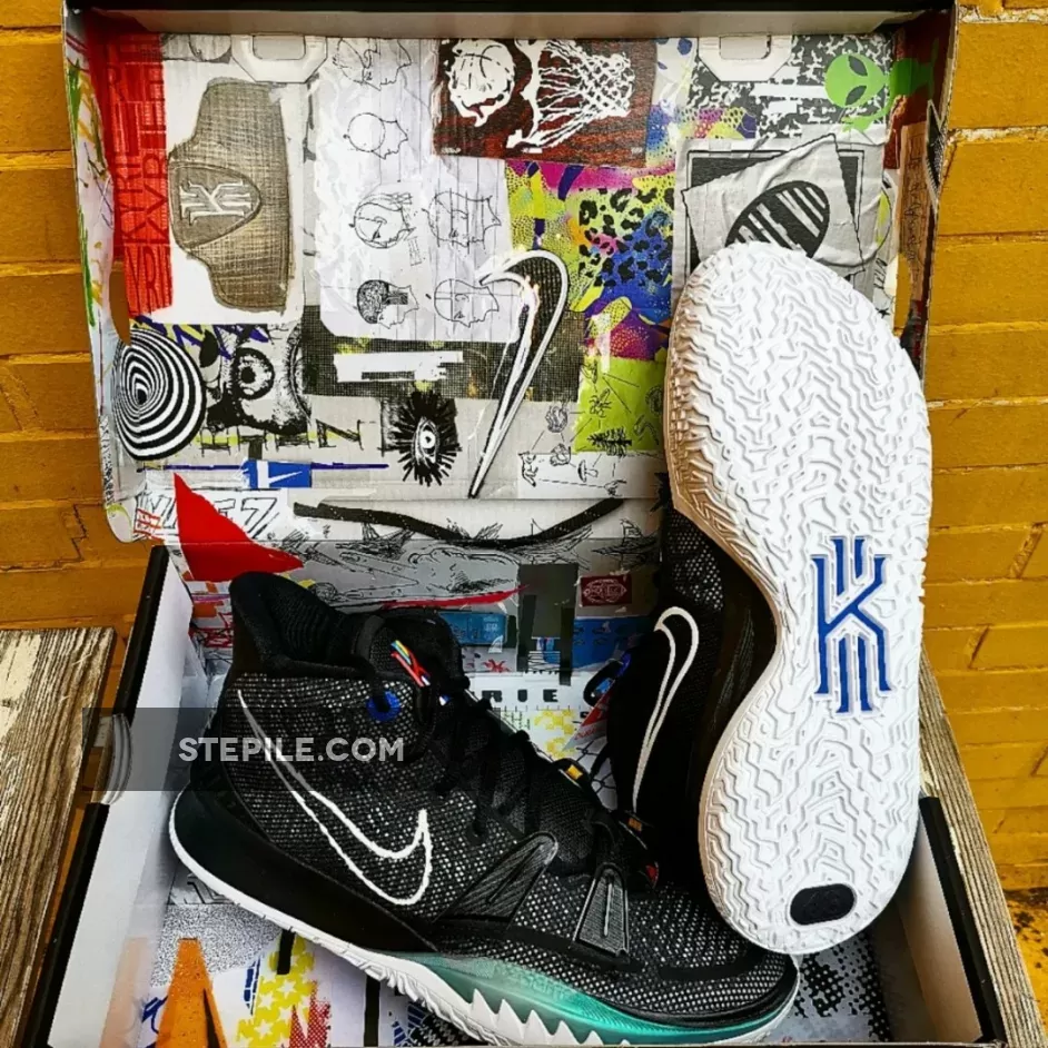 Nike Kyrie 7 Black/White-Off Noir-Chile Red | kyries 7 white