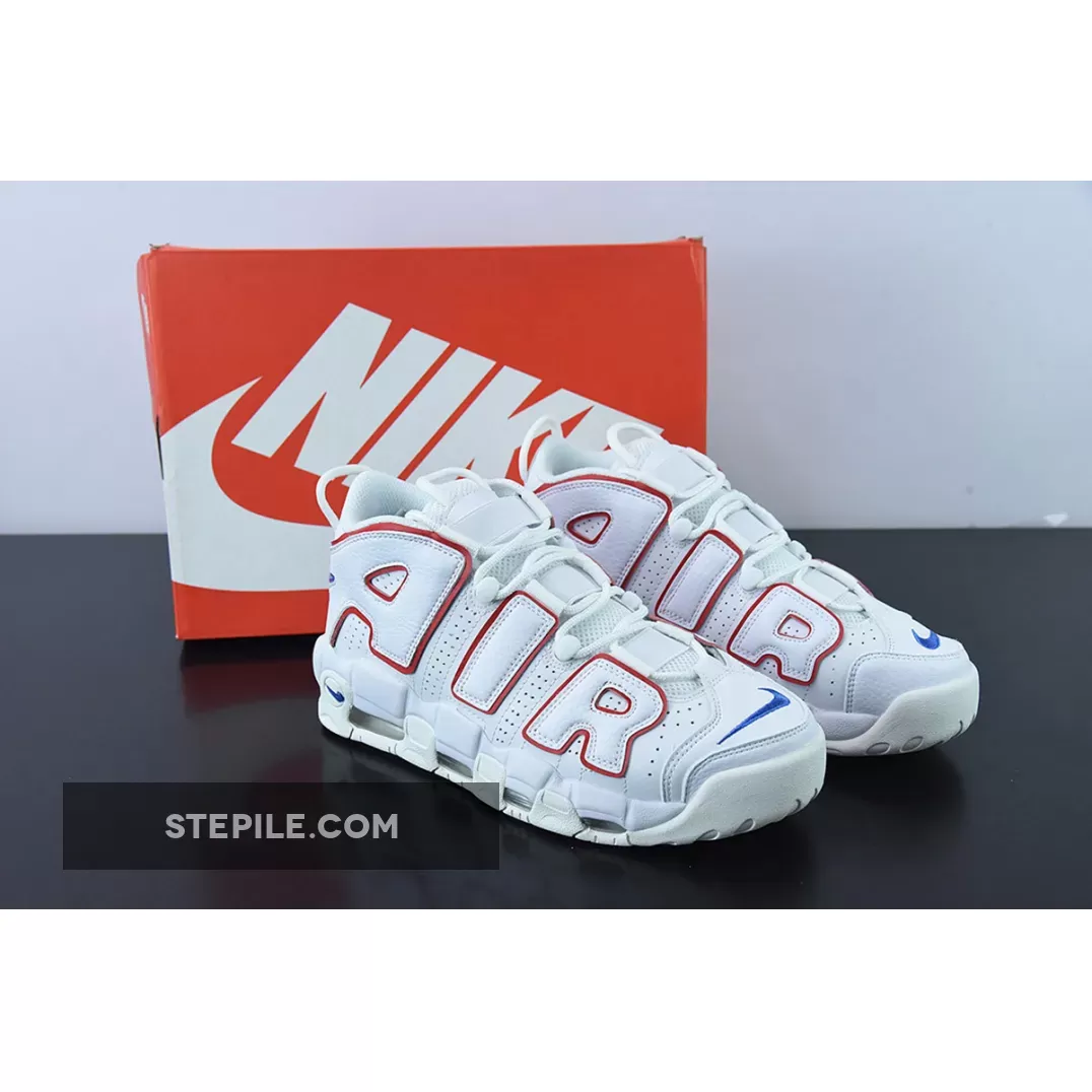 Nike Air More Uptempo 'USA Hoops' White/Red-Blue uptempos white and red