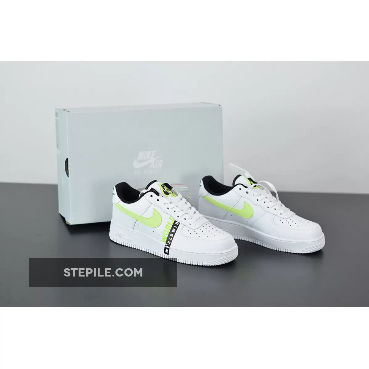 Nike Air Force 1 LV8 GS White Volt CN8536-100 air force 1 volt