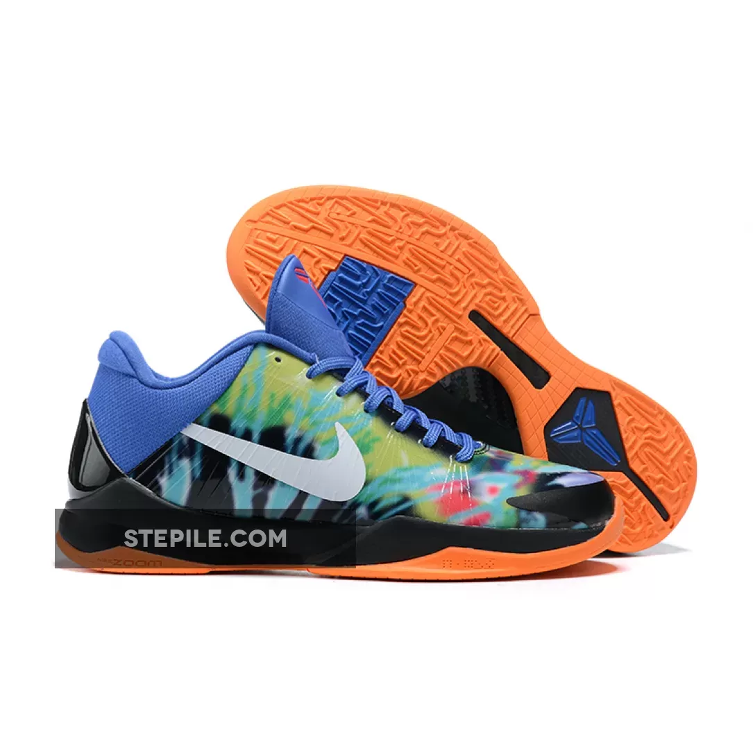 Nike Kobe 5 Protro 'EYBL Tie-Dye' Multi-Color/Black-Orange / kobe eybl shoes