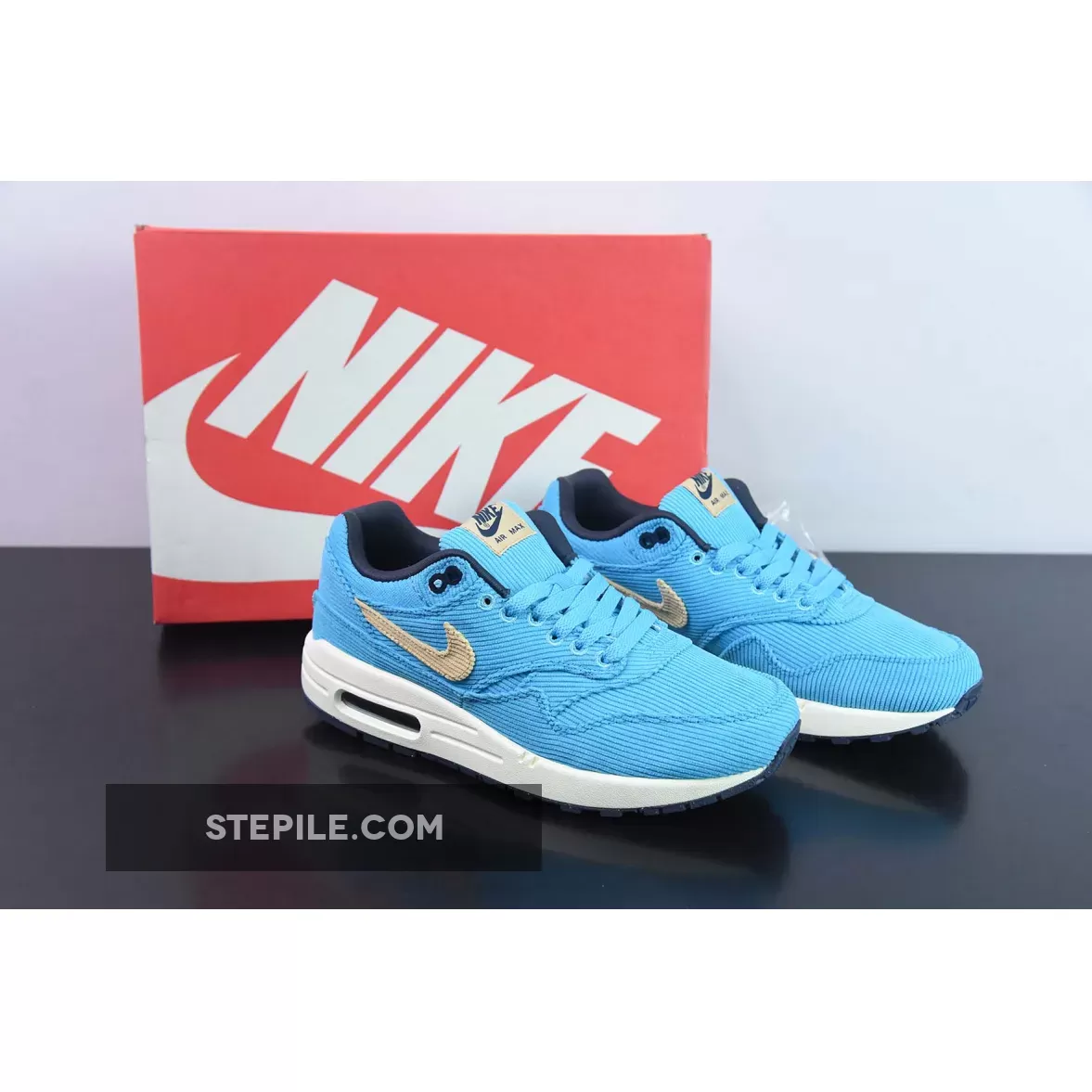 Nike Air Max 1 'Corduroy' Baltic Blue/Sesame-Gridiron-Sail - baltic blue nike