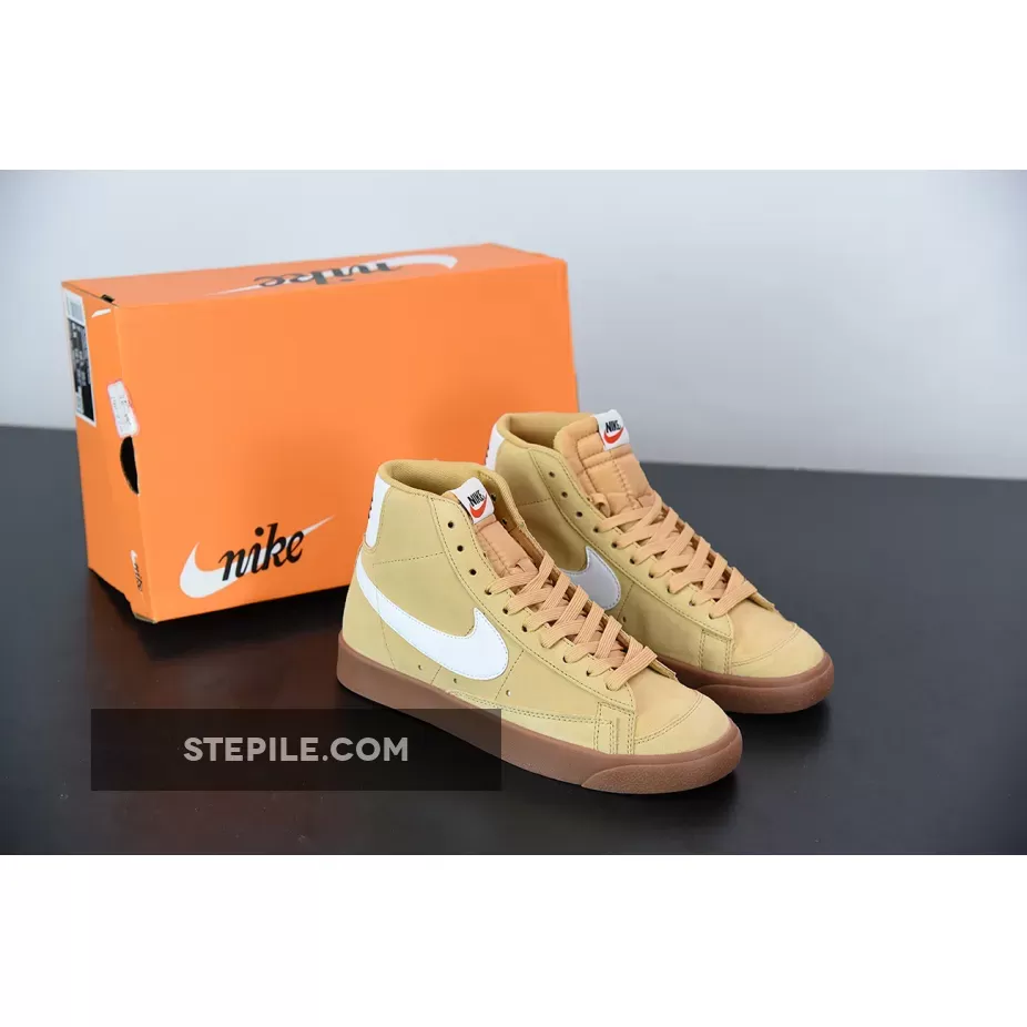 Nike Blazer Mid '77 'Wheat Gum' nike blazer mid 77 honeycomb