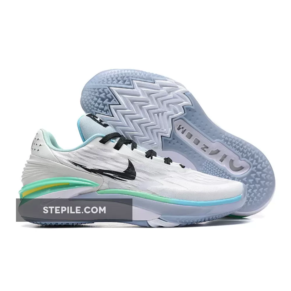 Nike Air Zoom GT Cut 2 'White Black Ice Blue Lime Green' 1680194166 Cheap