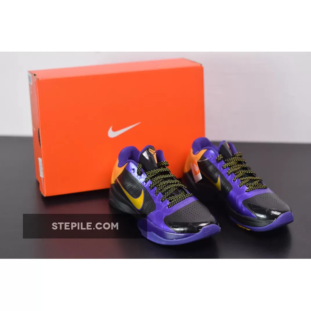 Nike Zoom Kobe 5 X 'Lakers' Black/De Sol-Varsity Purple purple kobe's