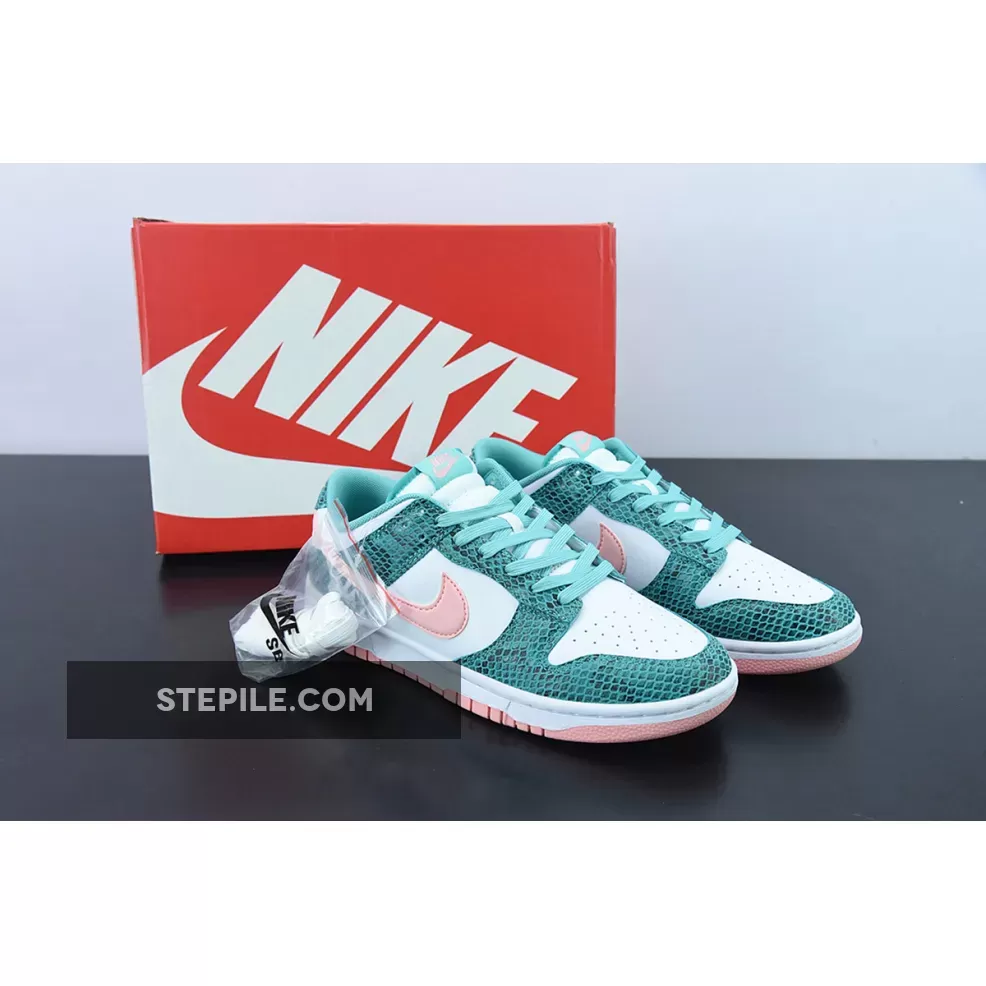 Nike Dunk Low Teal Snakeskin #jordan 11 snakeskin pink