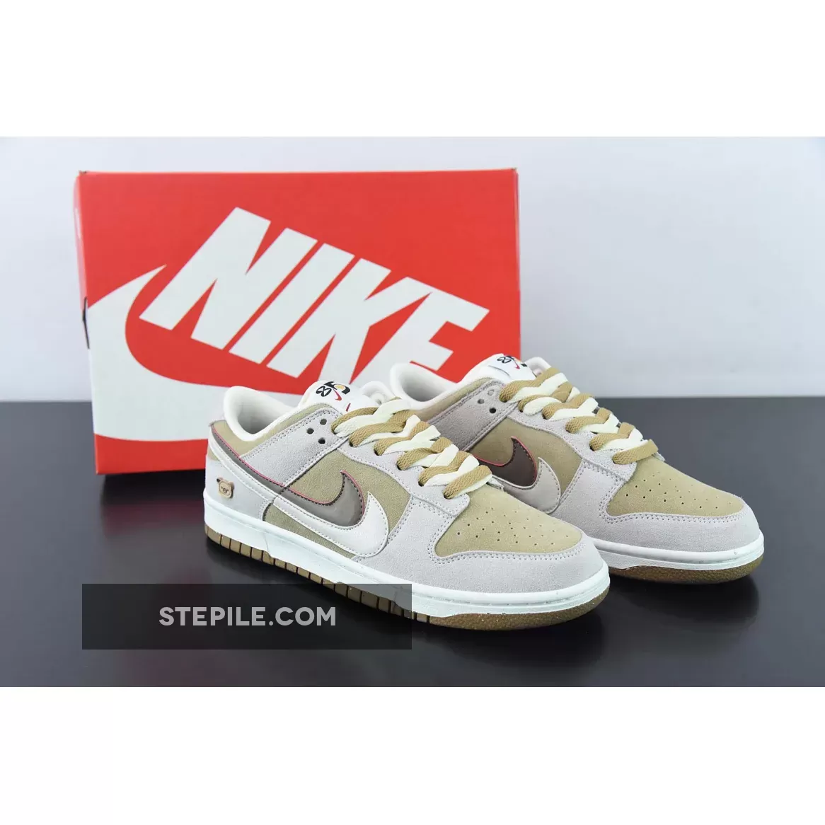 Nike Dunk Low '85 Double Swooshes' Grey Brown 1678610340 Discount