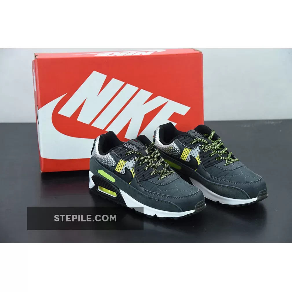 3M x Nike Air Max 90 Black Volt CZ2975-002 - nike air max 90 anthracite dark grey