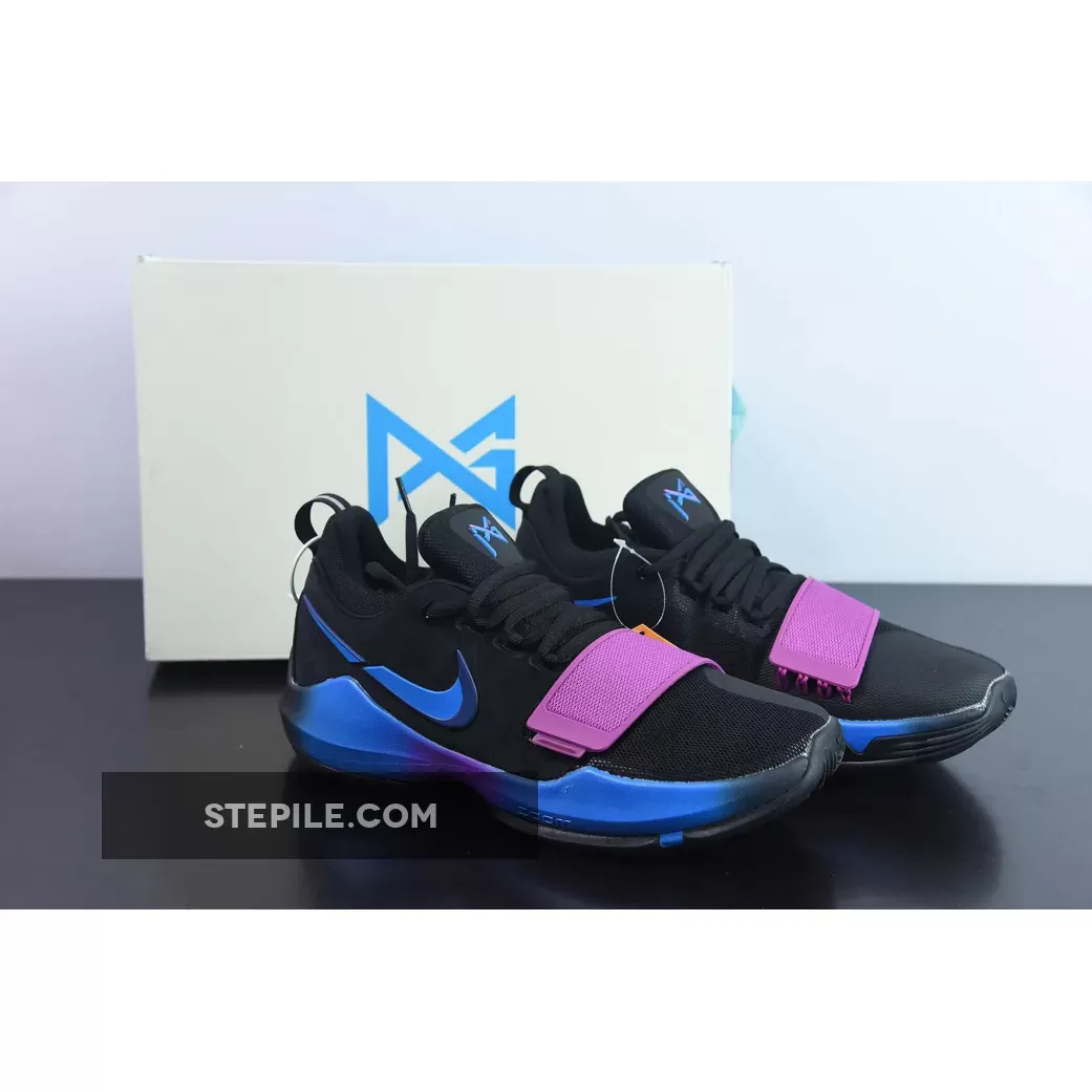 Nike PG 1 'Flip The Switch' Black/Deep Royal Blue 878627-003 - pg1 flip the switch