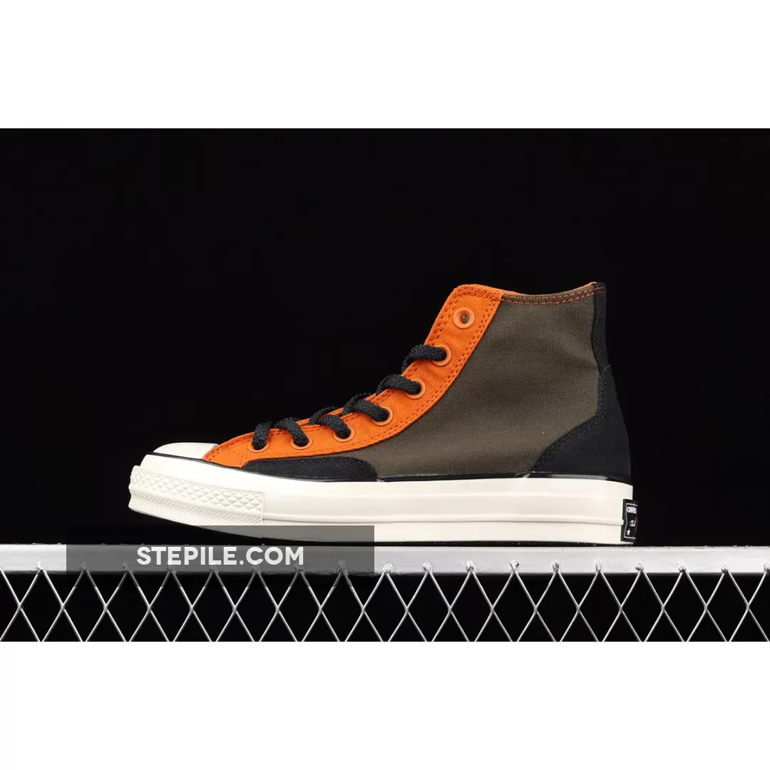 Converse Court Reimagined Chuck 70 Cargo Khaki/Fire Pit/Egret 171685C #chuck 70 court reimagined