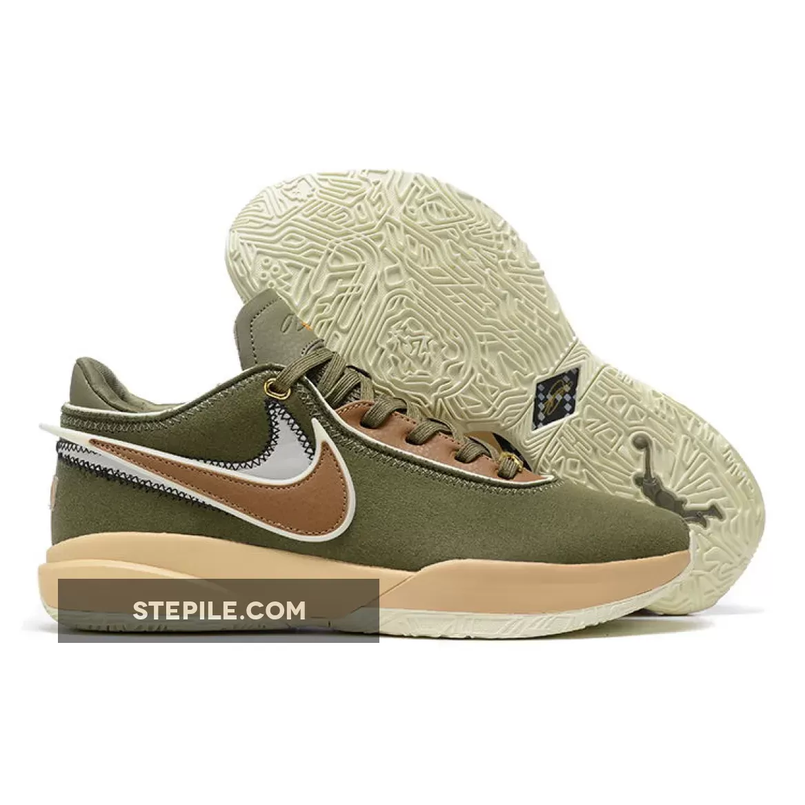 Nike LeBron 20 Olive Suede - olive lebron 20