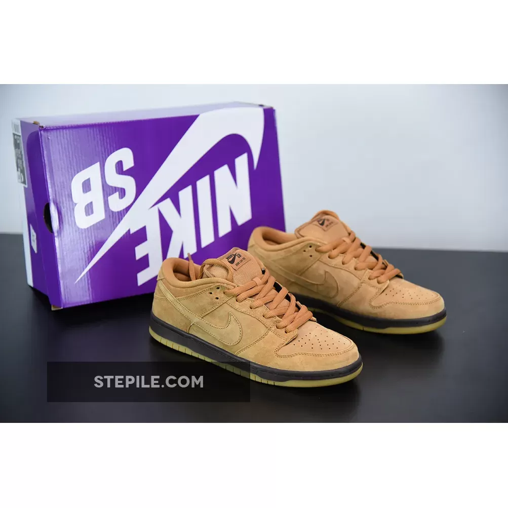 Nike SB Dunk Low Wheat Mocha - mocha dunks nike