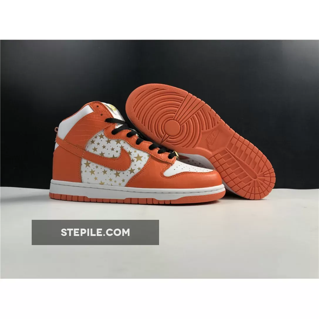 Where To Buy Nike SB Dunk High Supreme Orange 307385-181