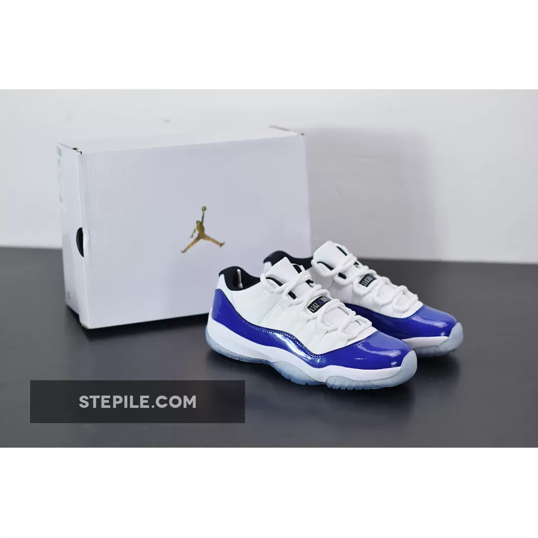 Air Jordan 11 Retro Low 'Concord Sketch' White/Black-Concord AH7860-100 #concord blue 11