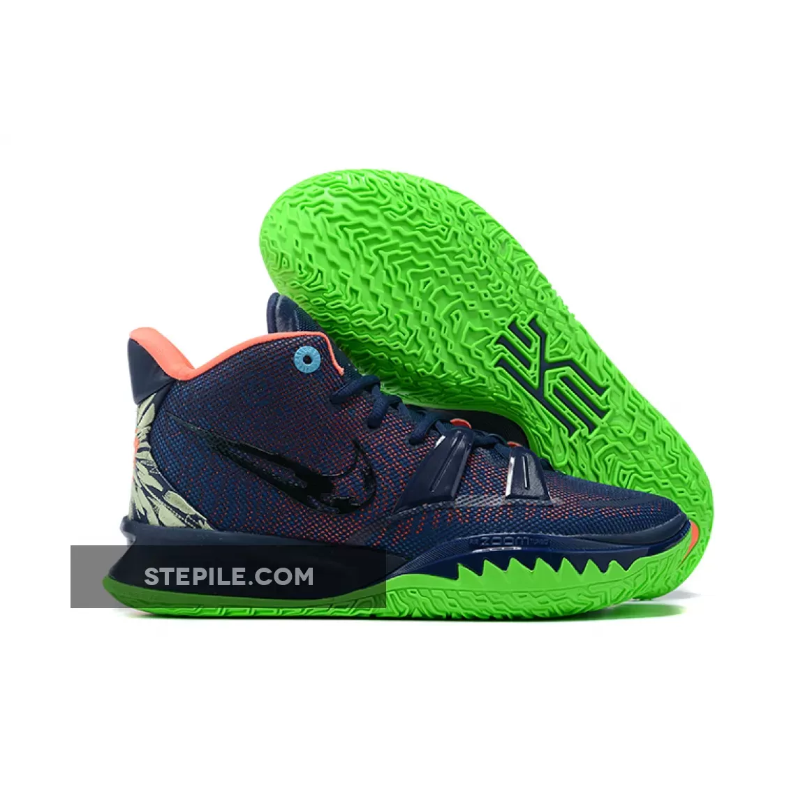 Nike Kyrie 7 Midnight Navy Pink Green CQ9327-401 | NAVY KYRIE