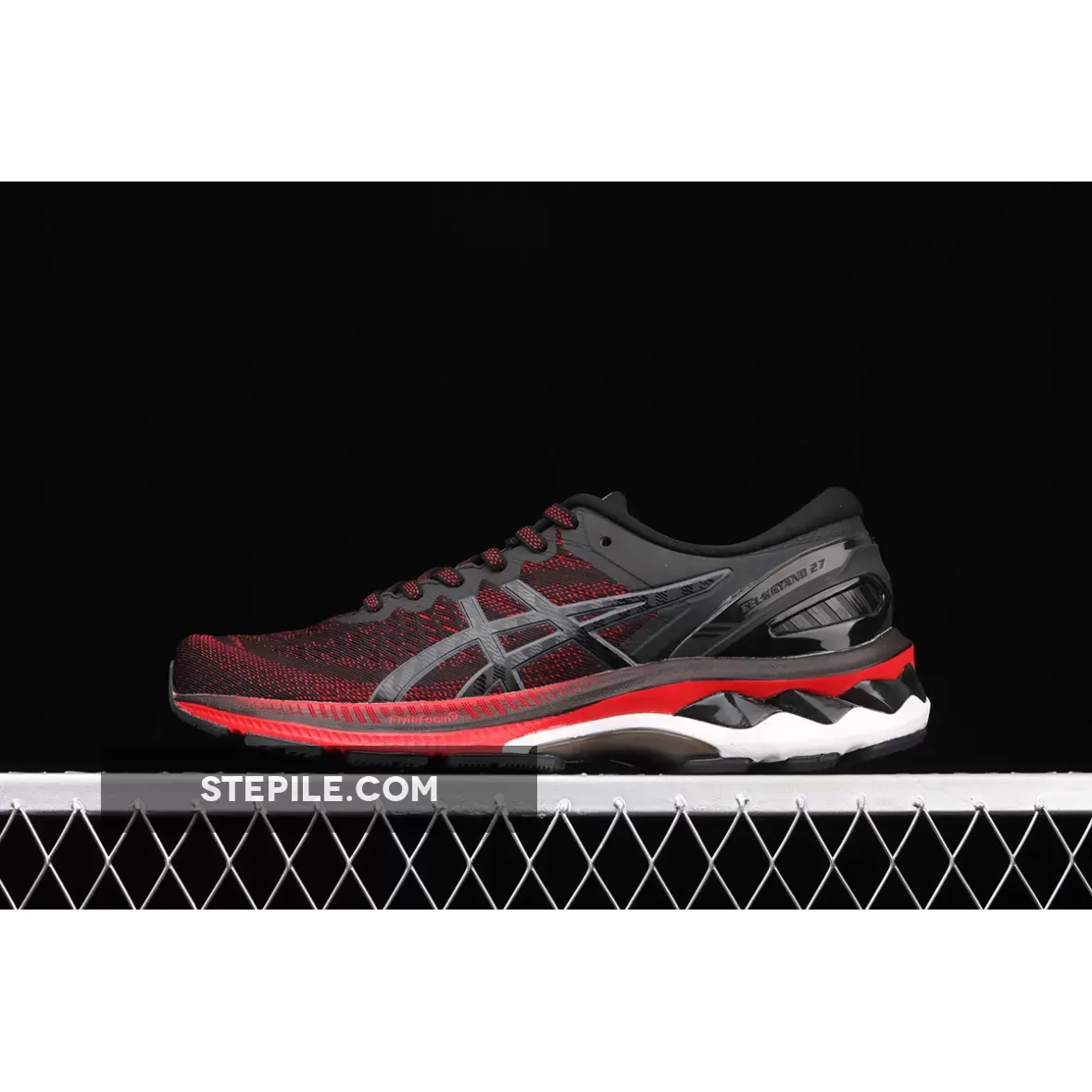 Asics Men’s GEL-KAYANO 27 Running Shoes Classic Red/Black