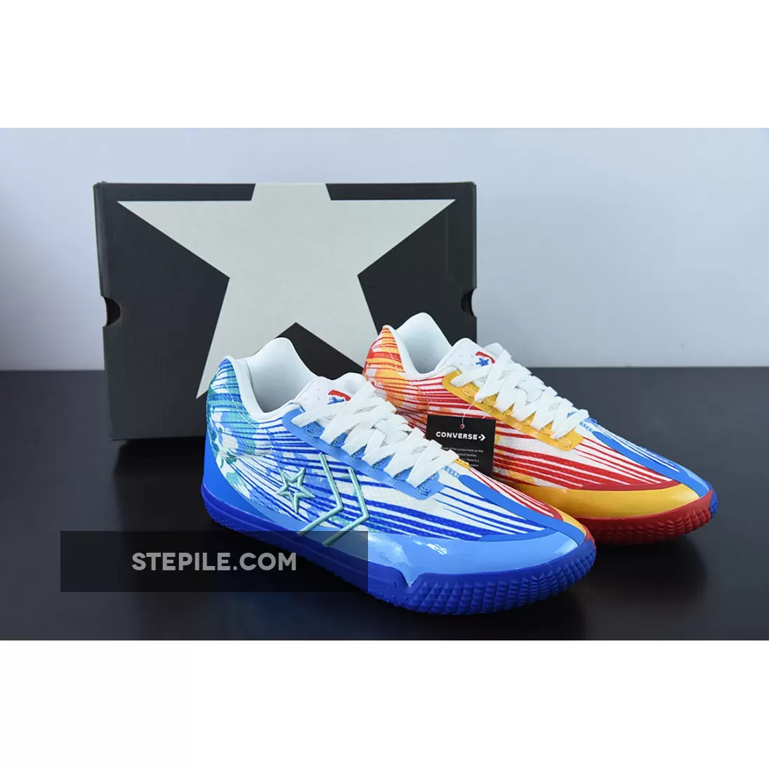 Converse All-Star BB Evo Blue Red Split Graphic #converse split