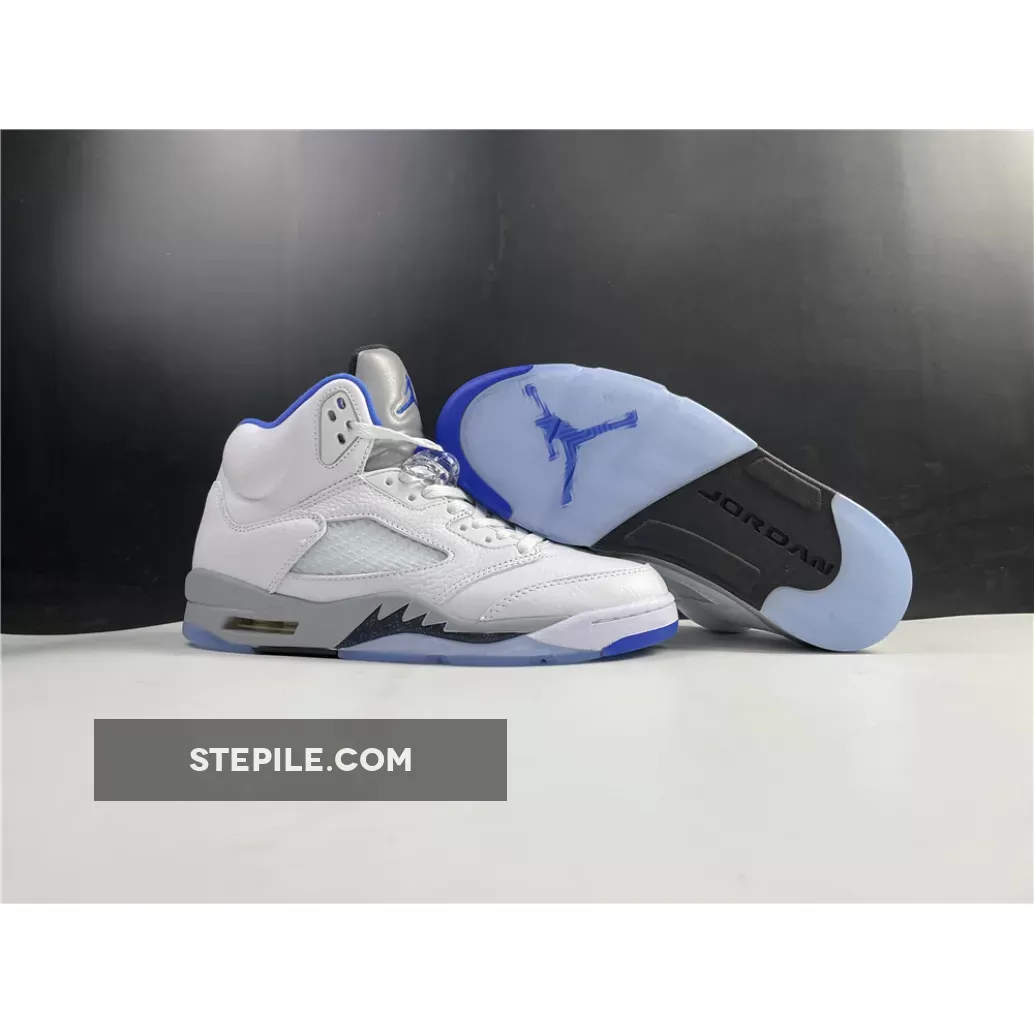 Air Jordan 5 'Stealth 2.0' White/Stealth-Black-Hyper Royal retro 5 stealth 2.0