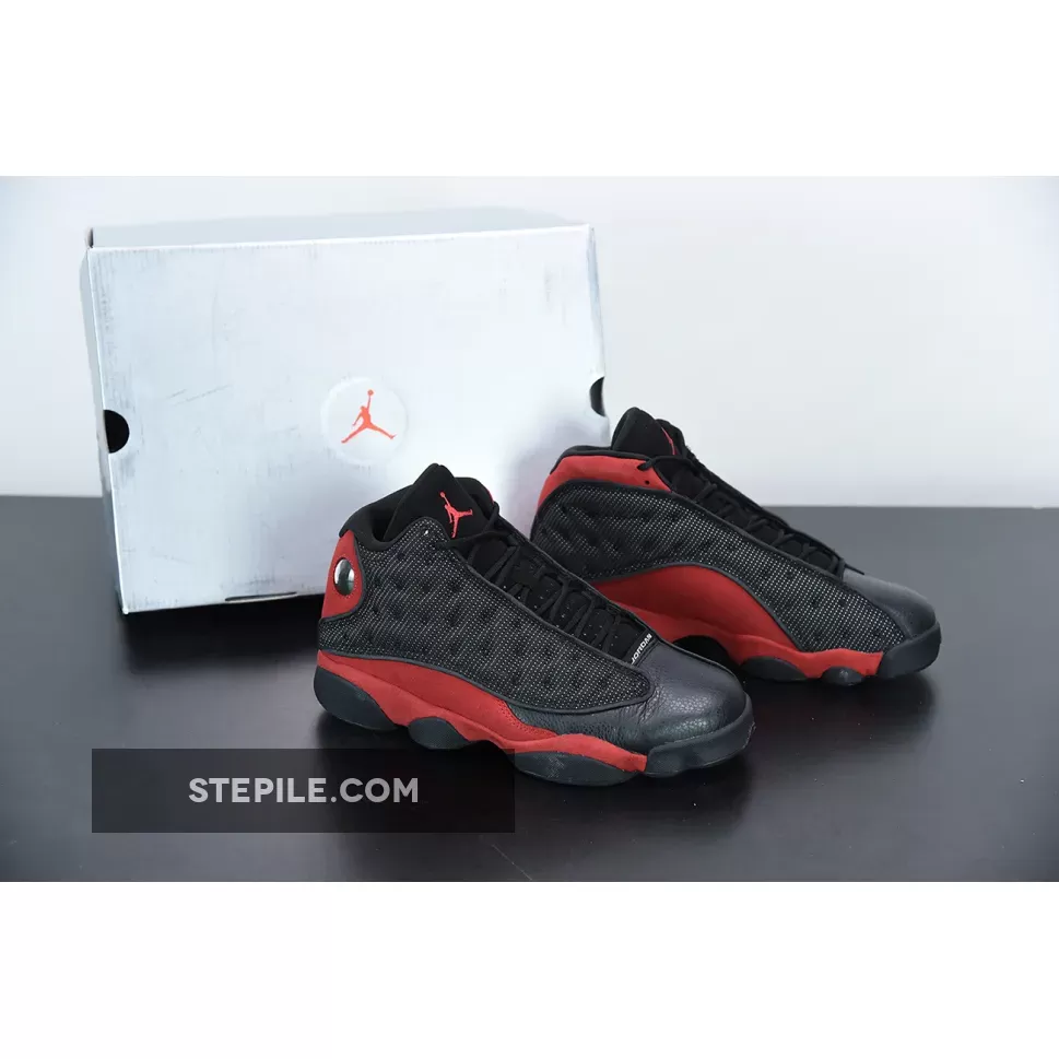 Air Jordan 13 Retro 'Bred (2017)' Unisex 414571-004 Black/True Red-White AJ13 white/university red-black-true red