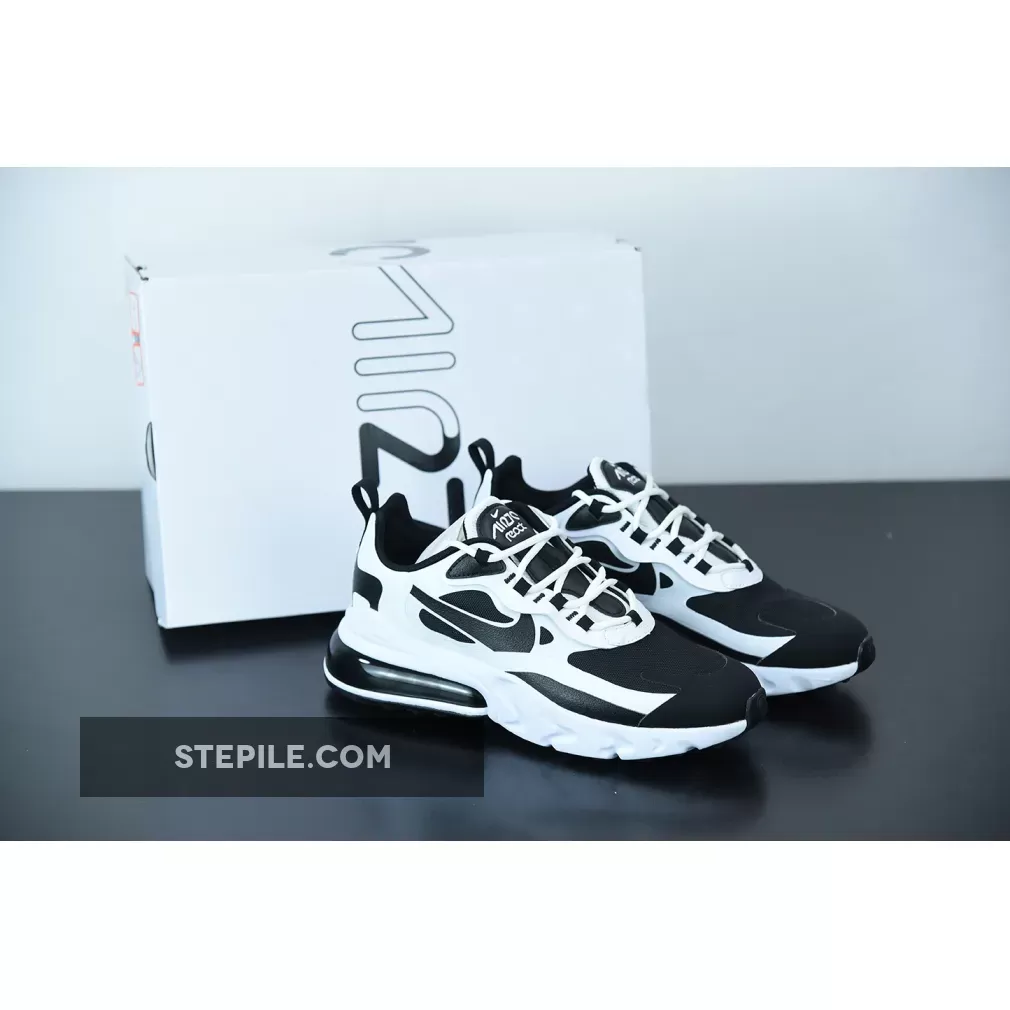 Nike Air Max 270 React White Black Marathon CT1646-100 New Releases